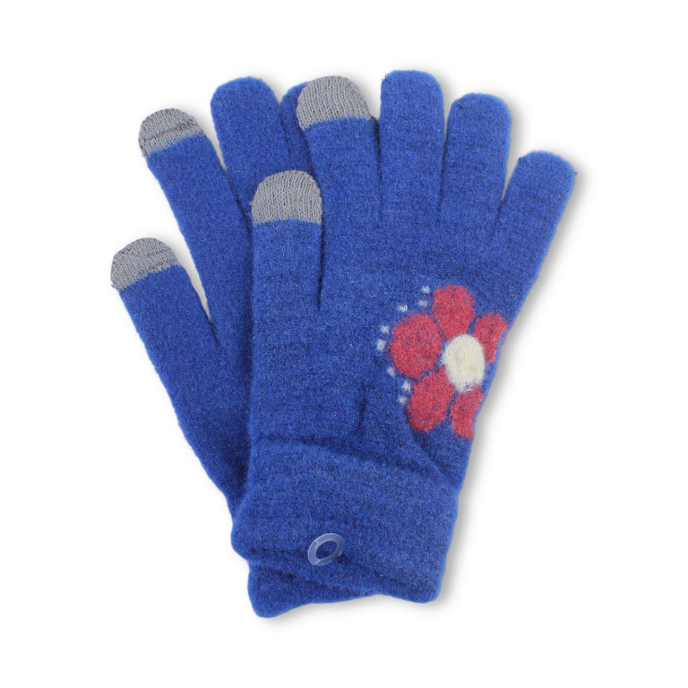 Girls Winter Gloves – Blue