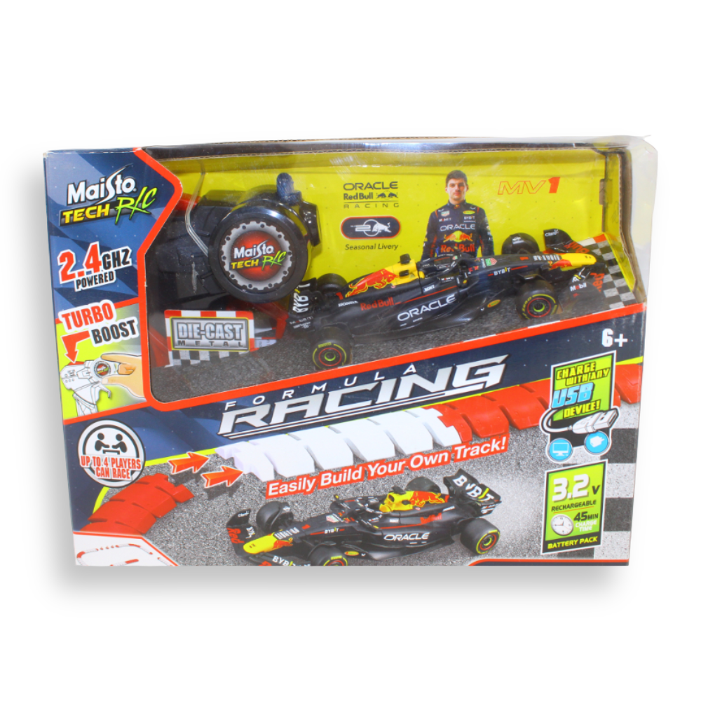 1:41 Formula Racing RC with track ~ Red Bull Racing RB20 – Black