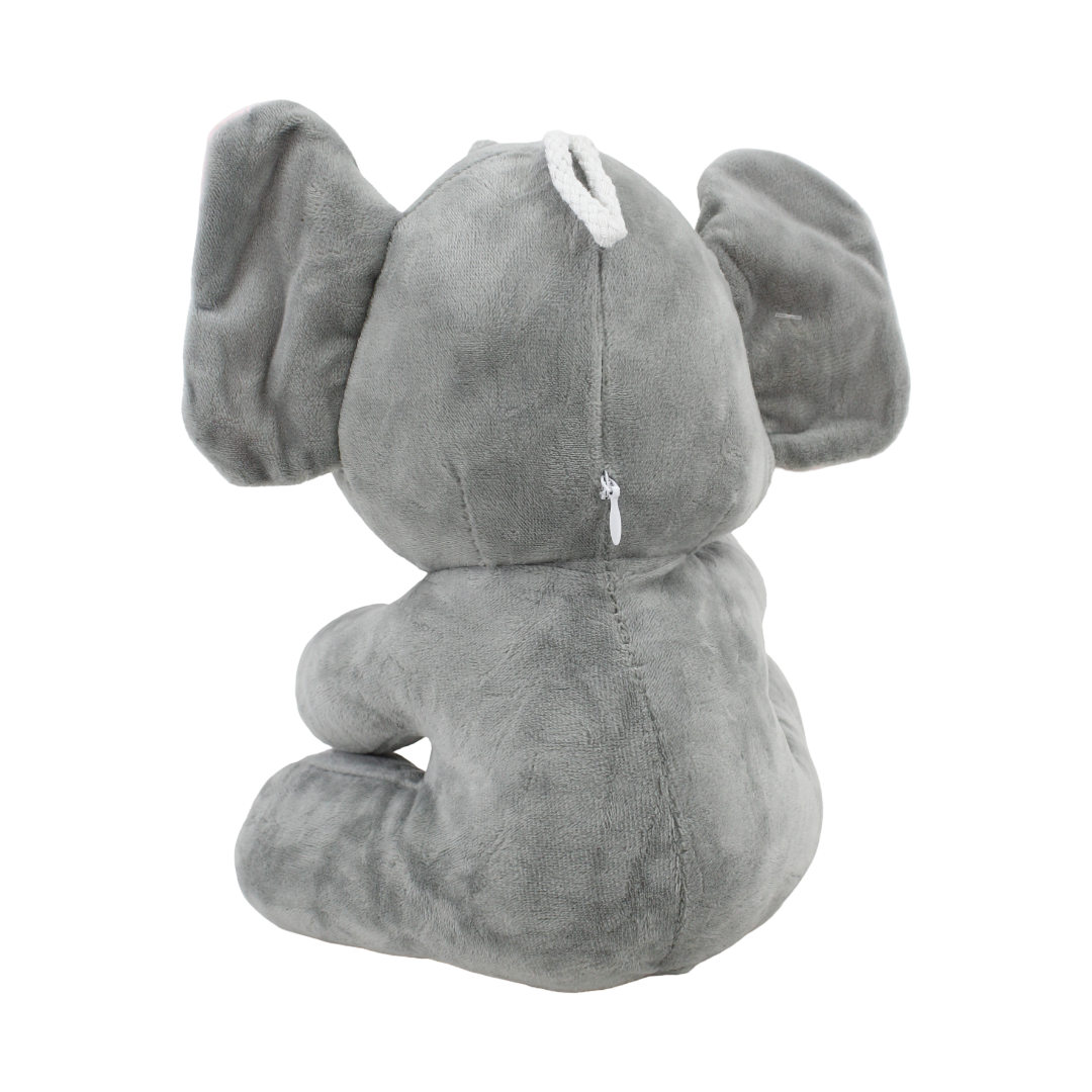 Elephant And Baby Plush Toy – Grey, Small