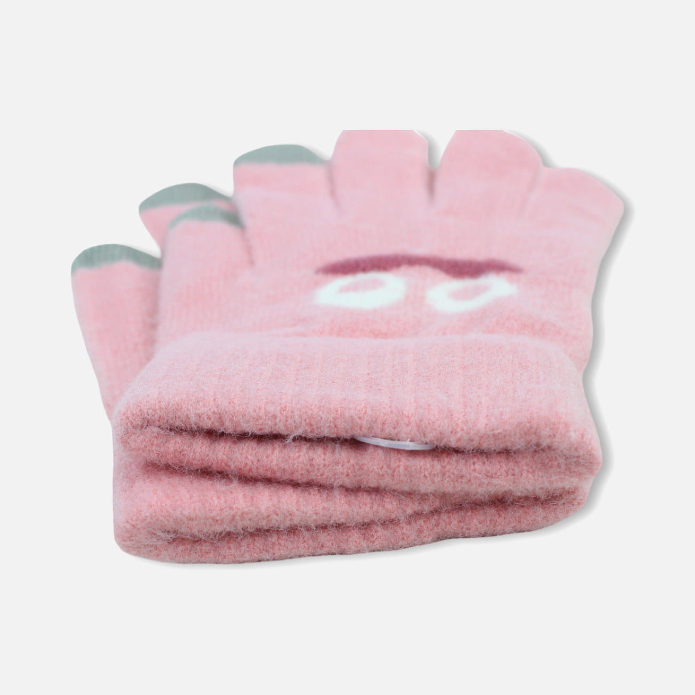 Girls Winter Gloves – Pink