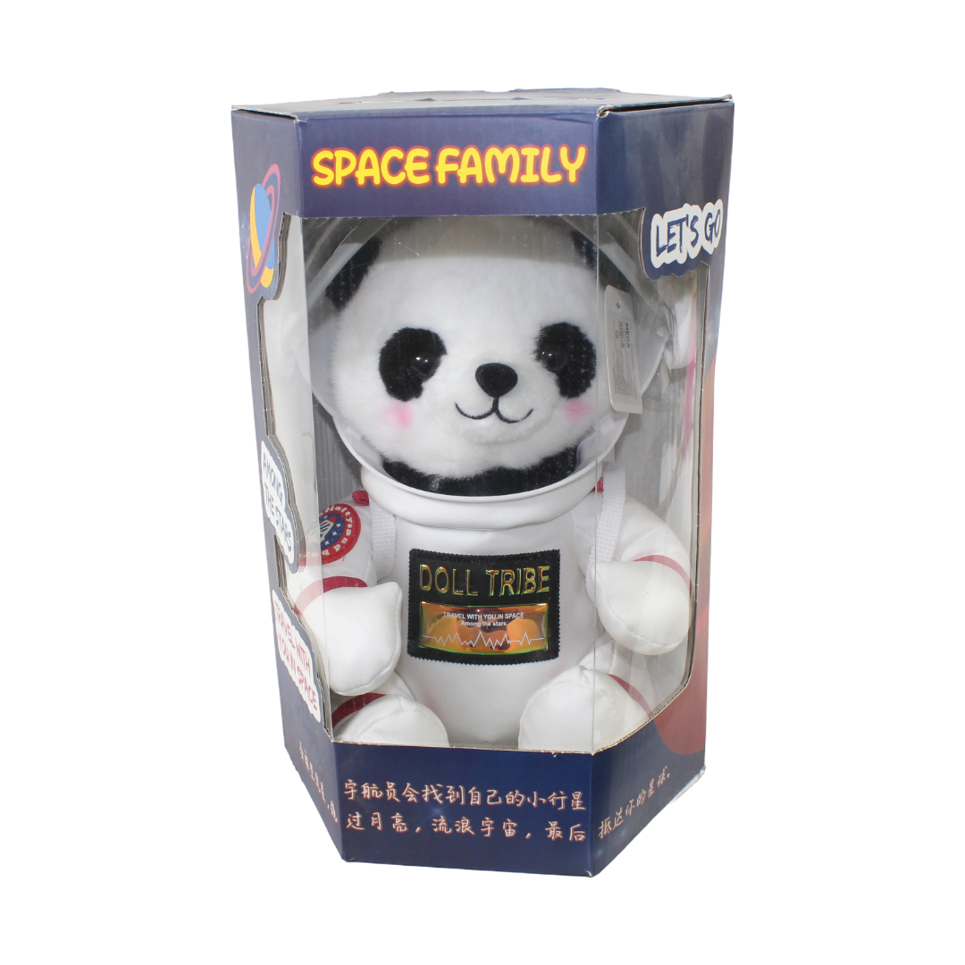 Kids Astronaut Panda Plush Toy In Gift Box