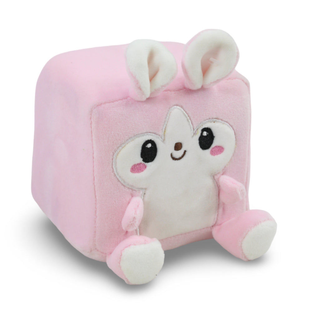 GR29345-10 10CM Assorted Block Animals – Pink Bunny