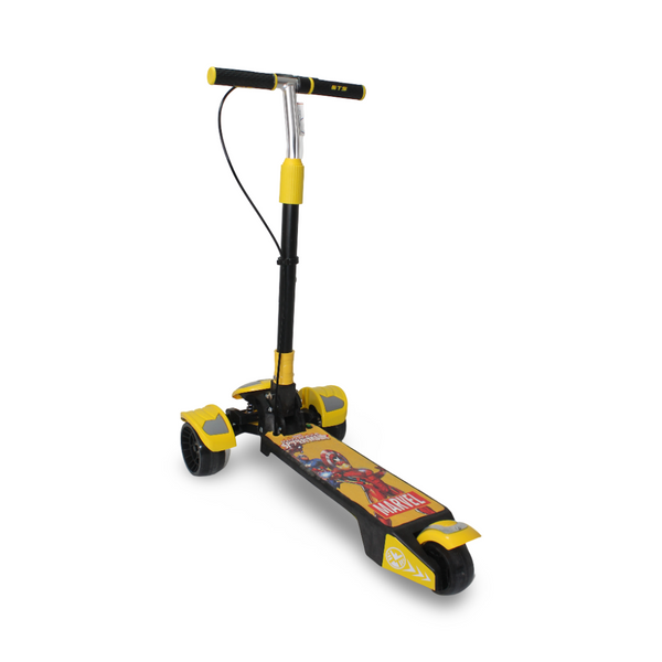 Kids Iron Man Light-up Scooter With Sound