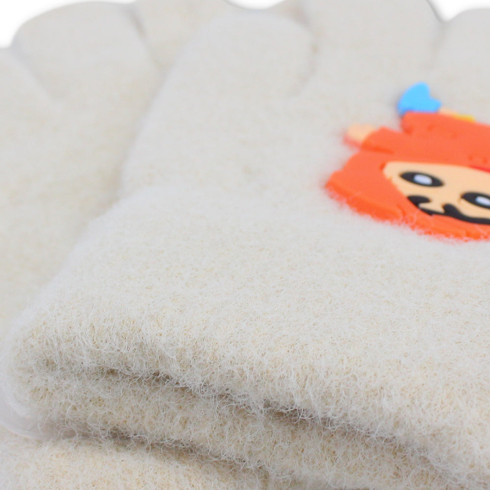 Girls Winter Gloves – Beige