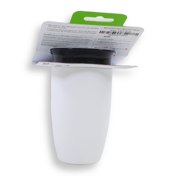 Munchkin Miracle® 360° Sippy Cup 10 oz – White, 12 Months+