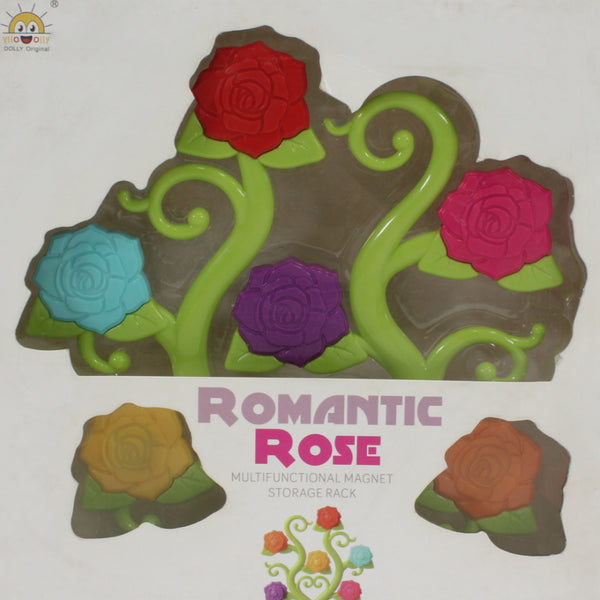 Magnetic Rose Accessories Hanger with Storage Rack
