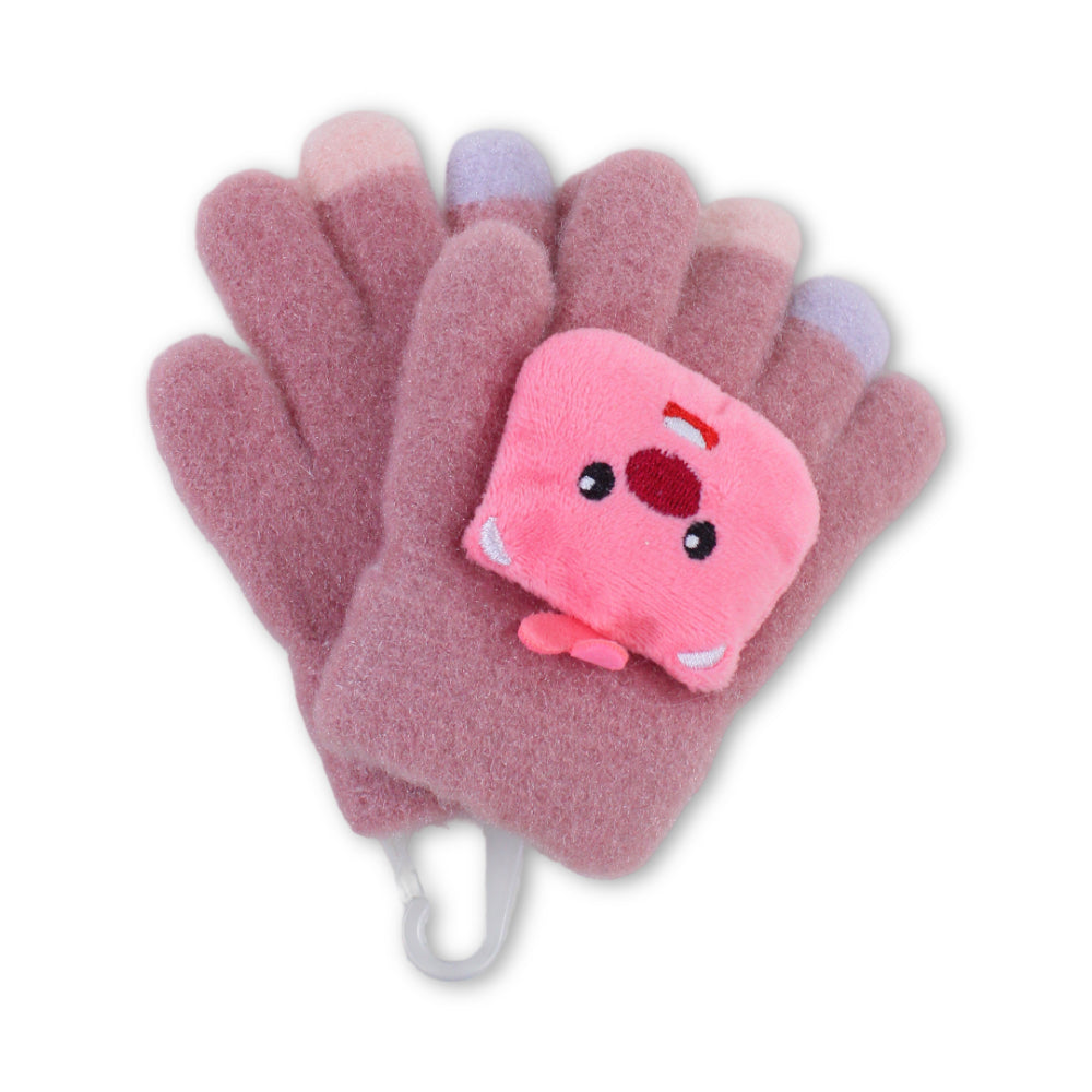 Girls Winter Gloves – Dusty Pink