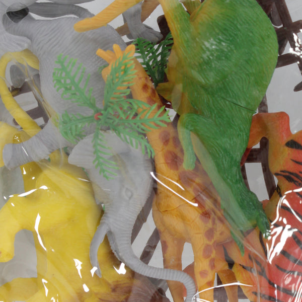 Wild Animal Figures Set – 6 Pcs