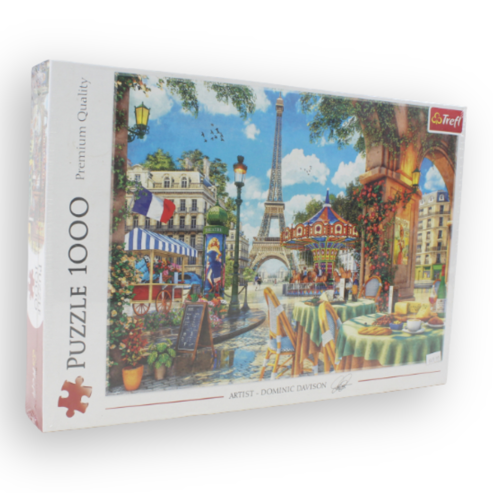 Trefl 1000-Piece Jigsaw Puzzle – Paris Morning