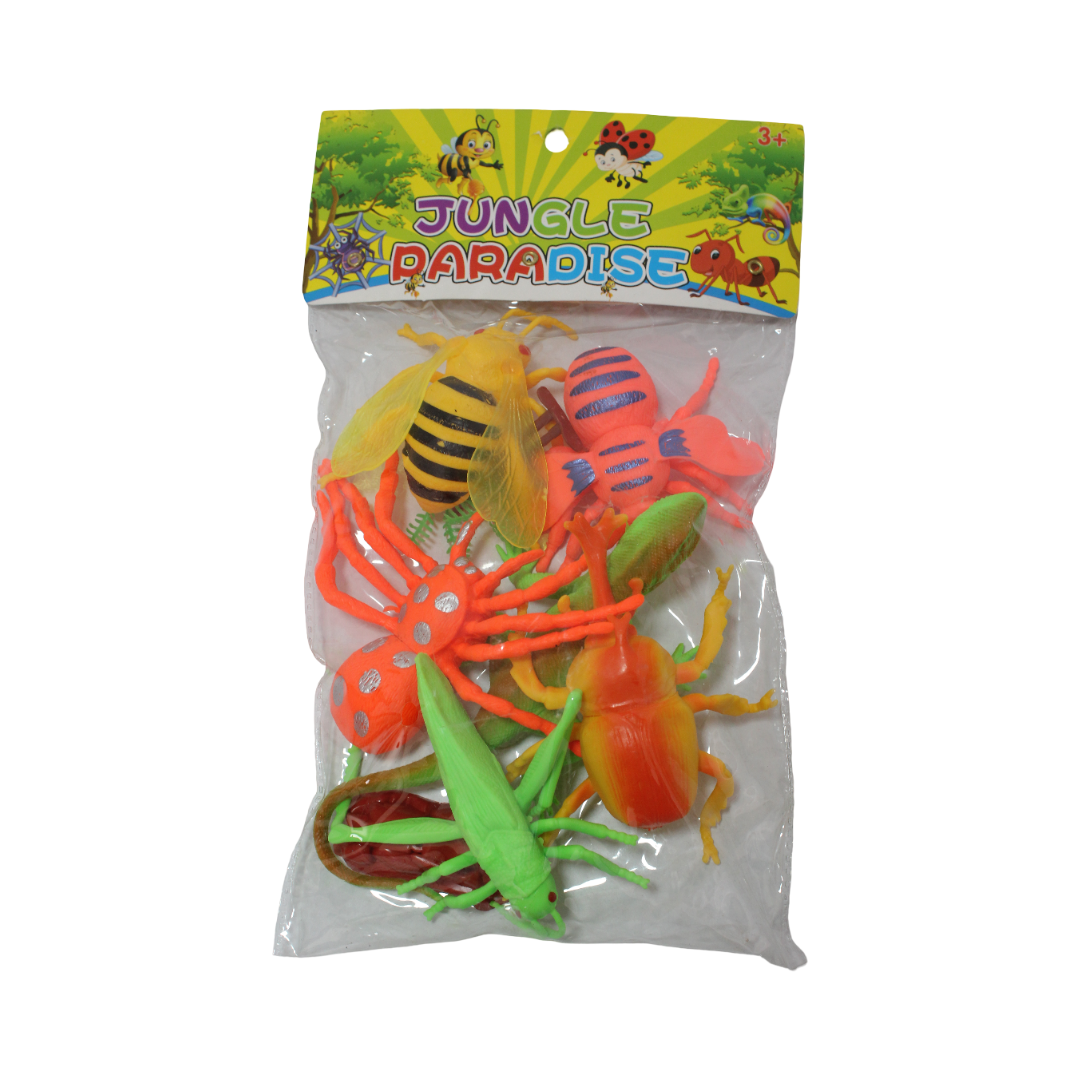 Jungle Paradise Animal Figure Set – 6 Pcs