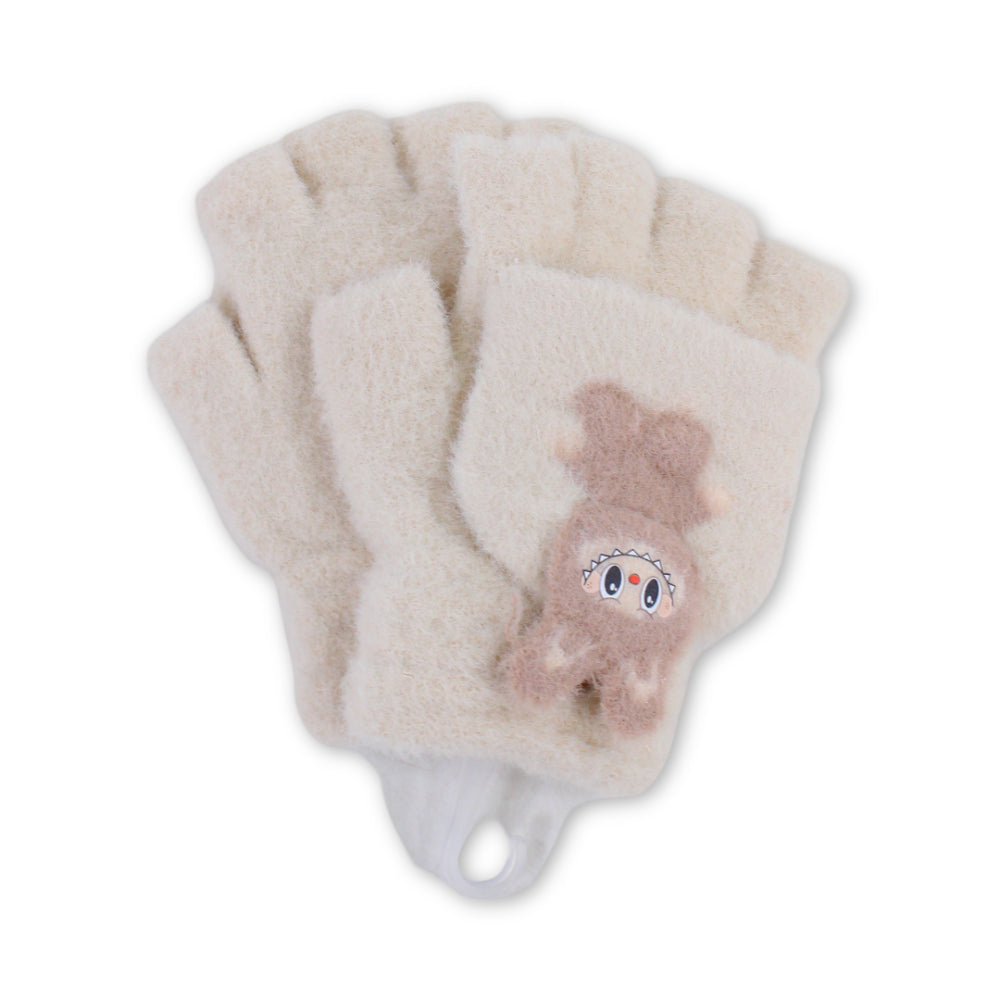 Girls Winter Gloves – Beige