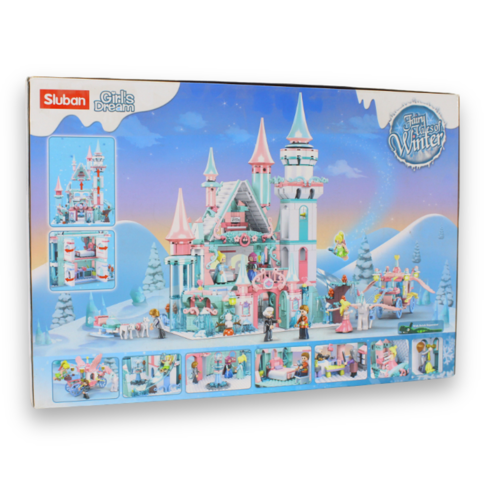 Girls Dream Fairy Tale of Winter Building Set – 1324 Pieces