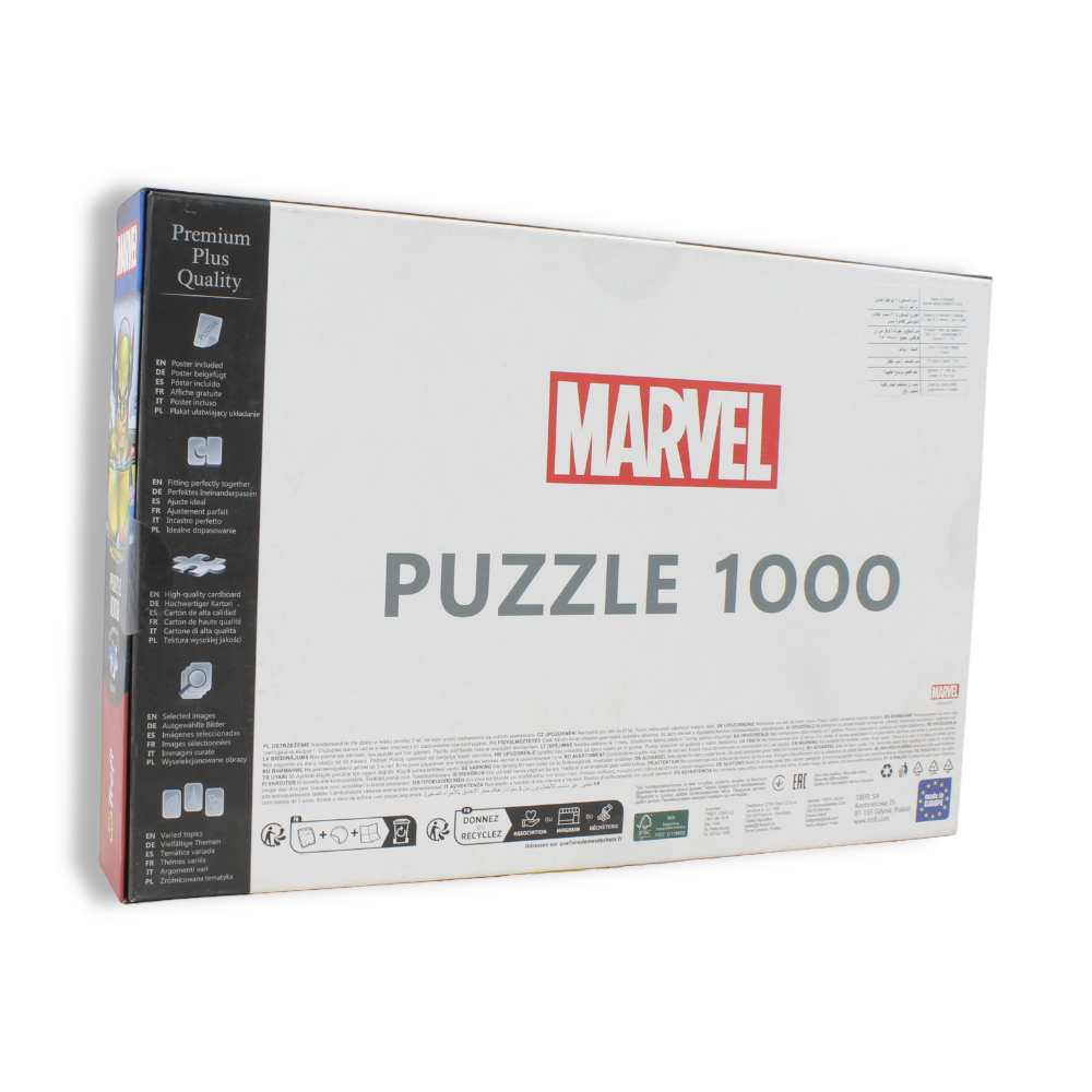 Trefl Marvel: Spider-Man & Wolverine Christmas Jigsaw Puzzle – 1000 Pcs