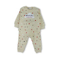 Baby Boys Cotton Pajama – Yellow with "Dream Big" Print