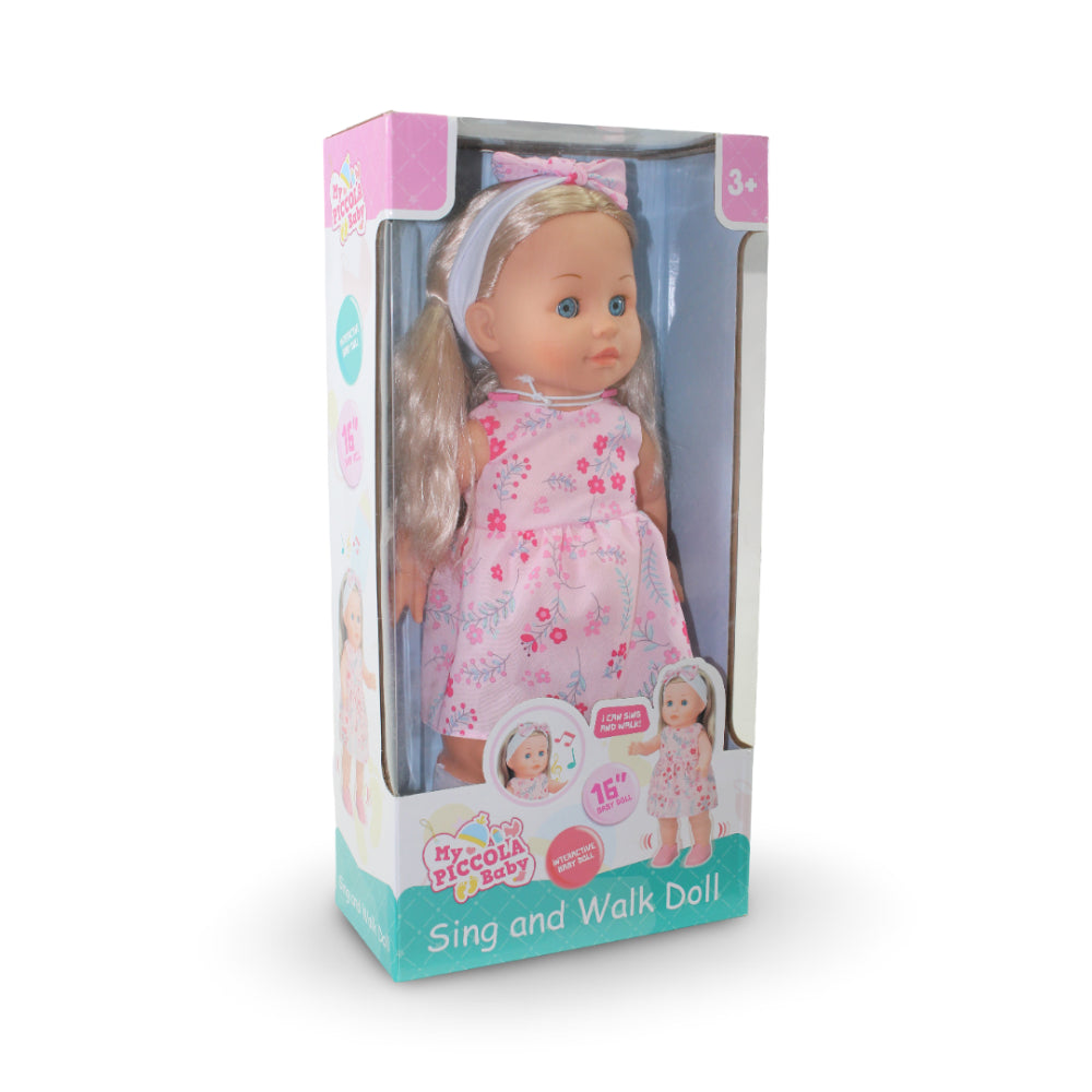 My Piccola Baby Sing& Walk Doll