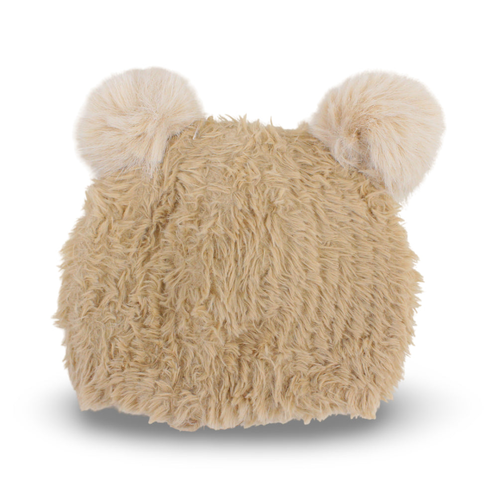 Girls Winter Ice Cap – Camel