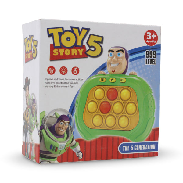 Toy Story Fast Push Electronic Pop-It Game with Sound & Light