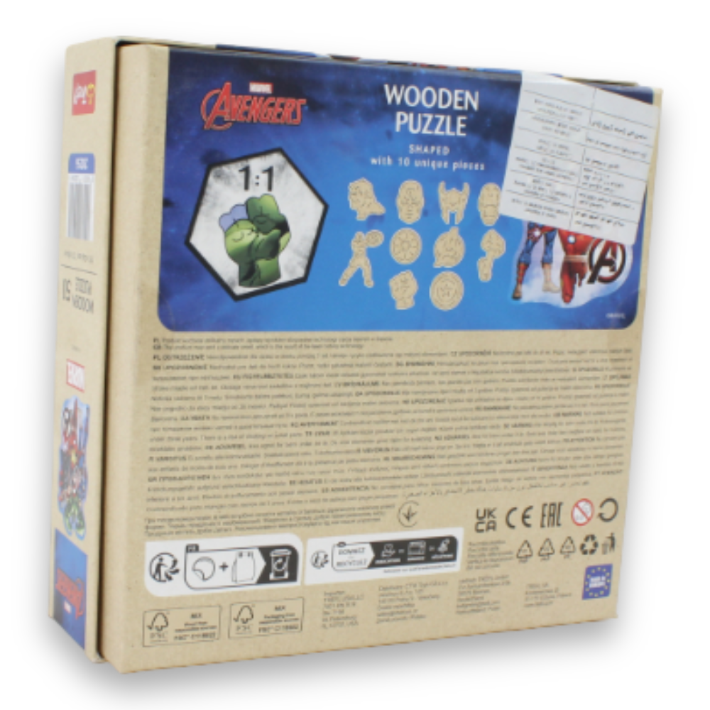 50-Piece Wooden Jigsaw Puzzle