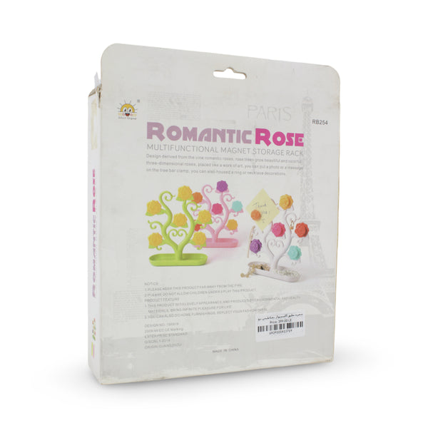 Magnetic Rose Accessories Hanger with Storage Rack
