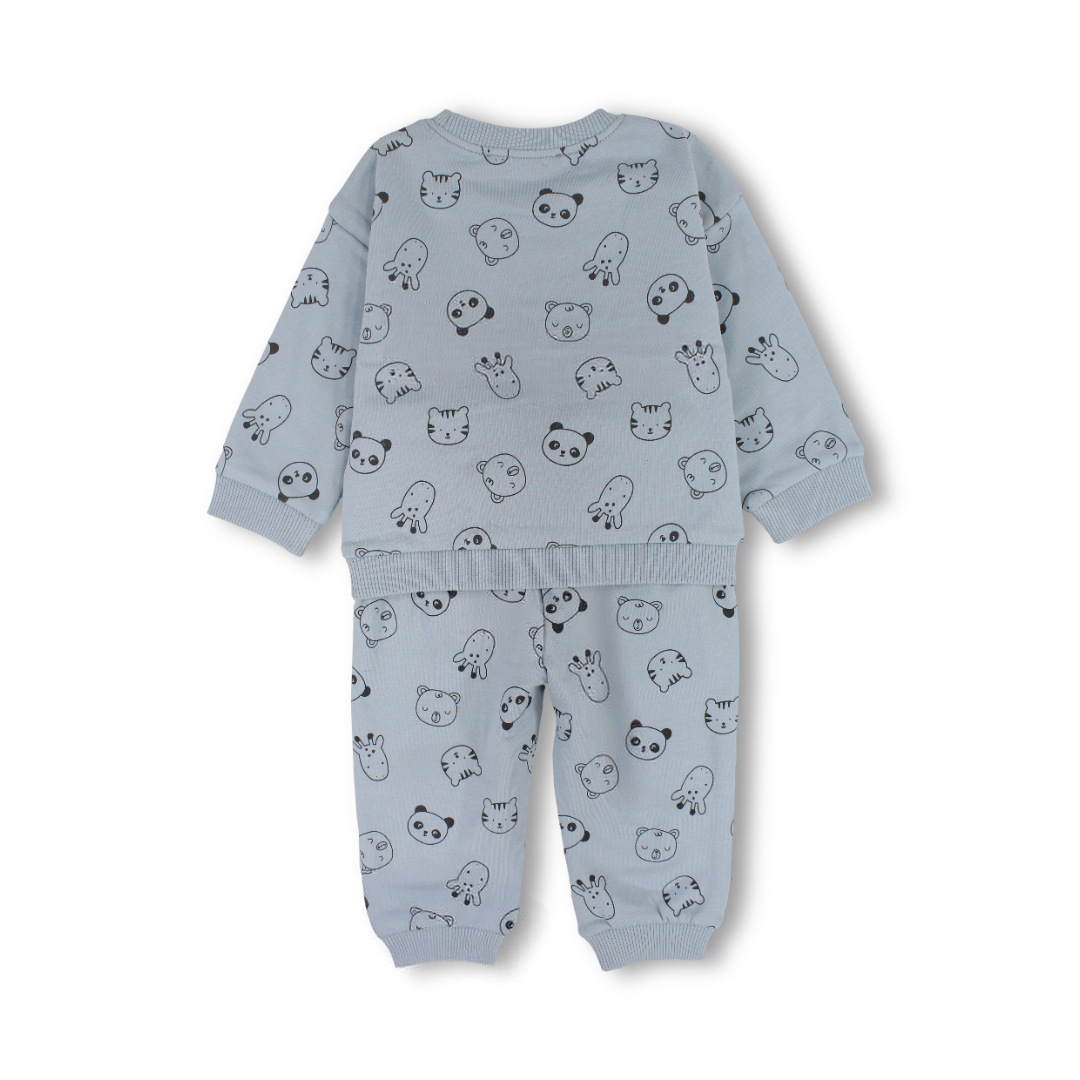 Baby Boys Two-Piece Outfit Set – Baby Blue