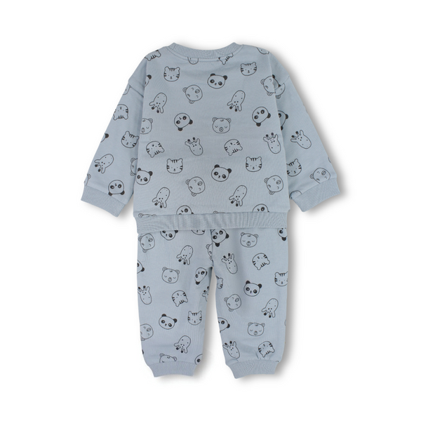 Baby Boys Two-Piece Outfit Set – Baby Blue