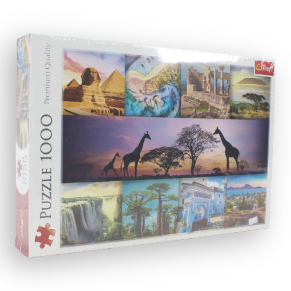 Trefl 1000-Piece Jigsaw Puzzle – Africa Collage