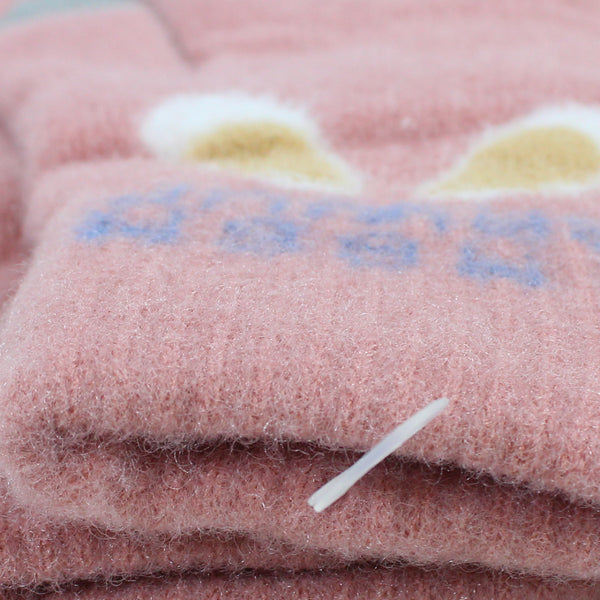 Girls Winter Gloves – Dusty Pink