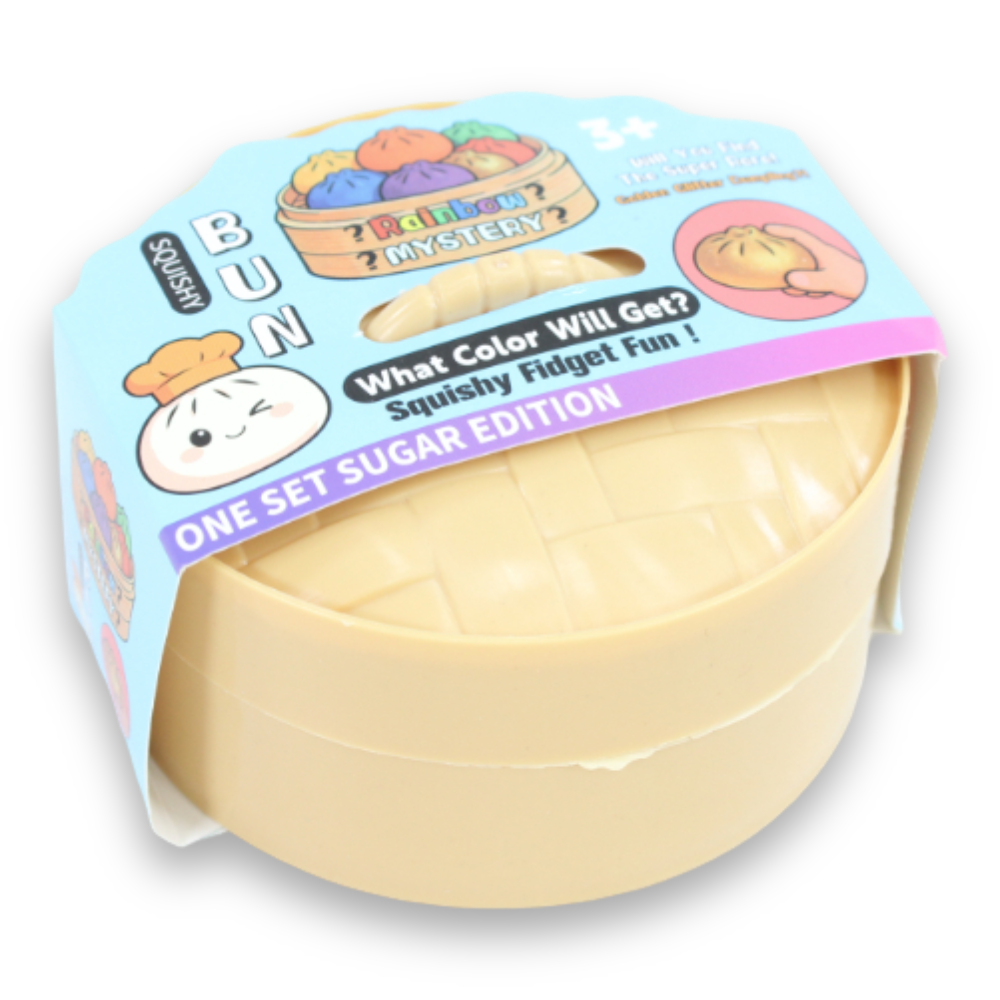 Dumpling Squishy – 8.5 cm, Maltose & Glitter, Slow Rising