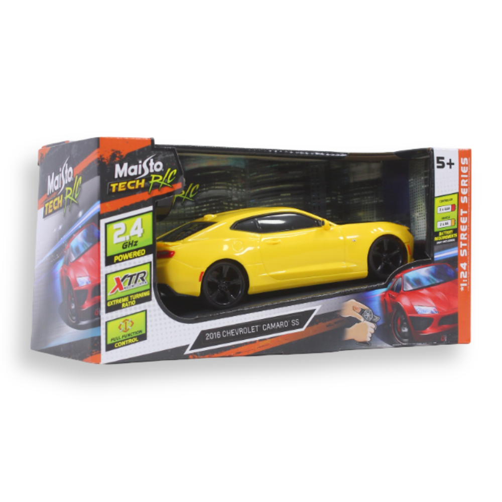 1:24 Radio Control Vehicle (2.4GHz Version) ~ 2016 Chevrolet Camaro SS – Yellow