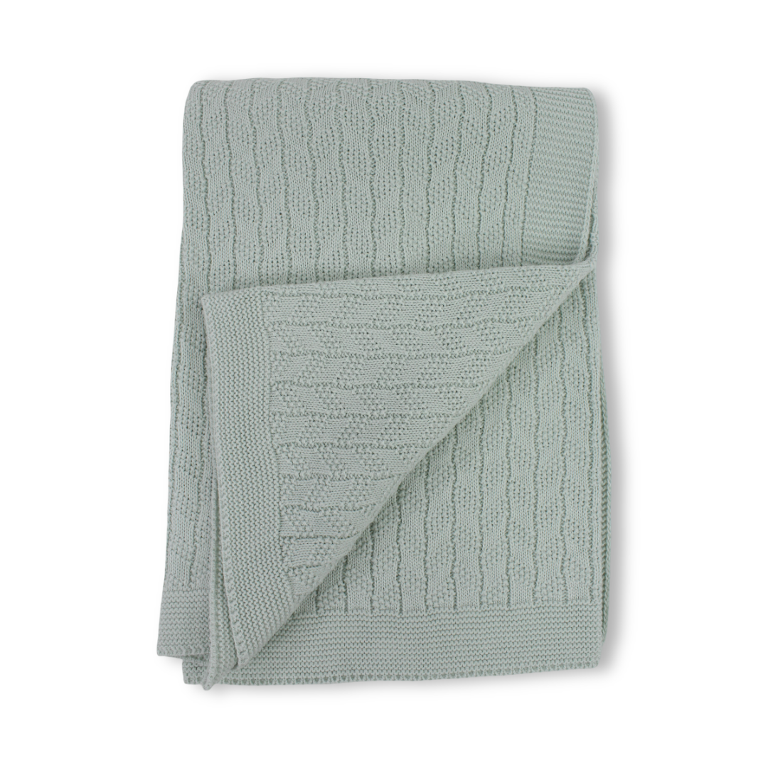 Unisex Baby Knitted Blanket – Assorted Colors