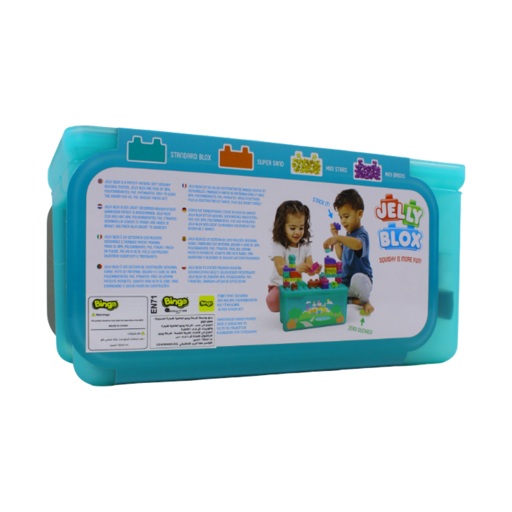 Jelly Blox Playground 2-In-1 Storage Box (30 PCS)