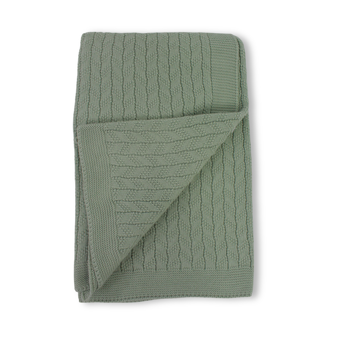 Unisex Baby Knitted Blanket – Assorted Colors