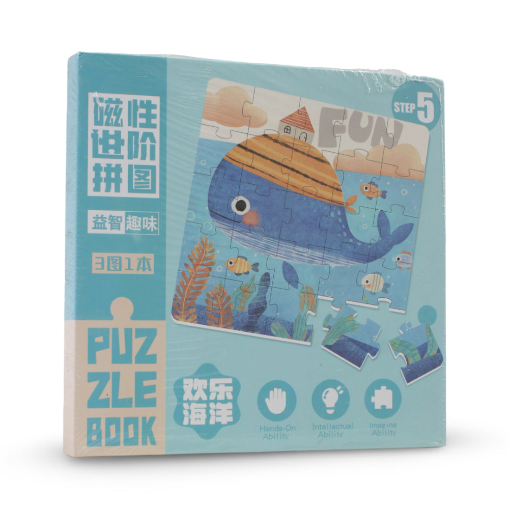 3-In-1 Magnetic Puzzle Book – Step 5 Ocean