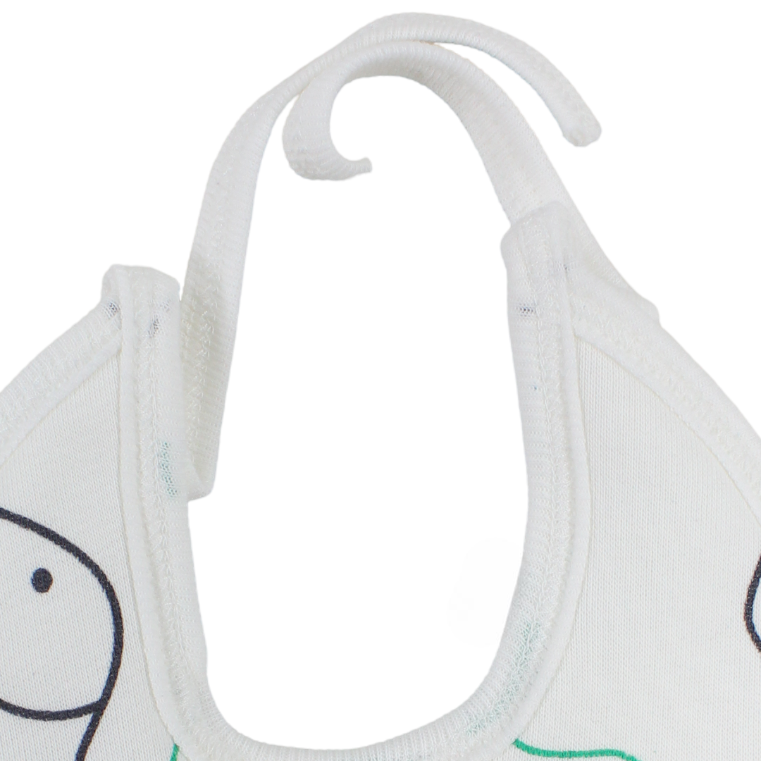 Unisex Baby Bib – Off-White