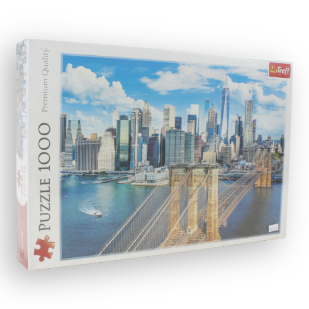 Trefl 1000-Piece Jigsaw Puzzle – Brooklyn Bridge, New York