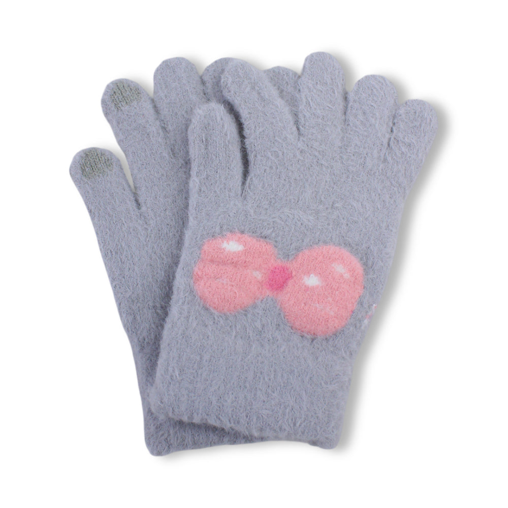 Girls Winter Gloves – Grey