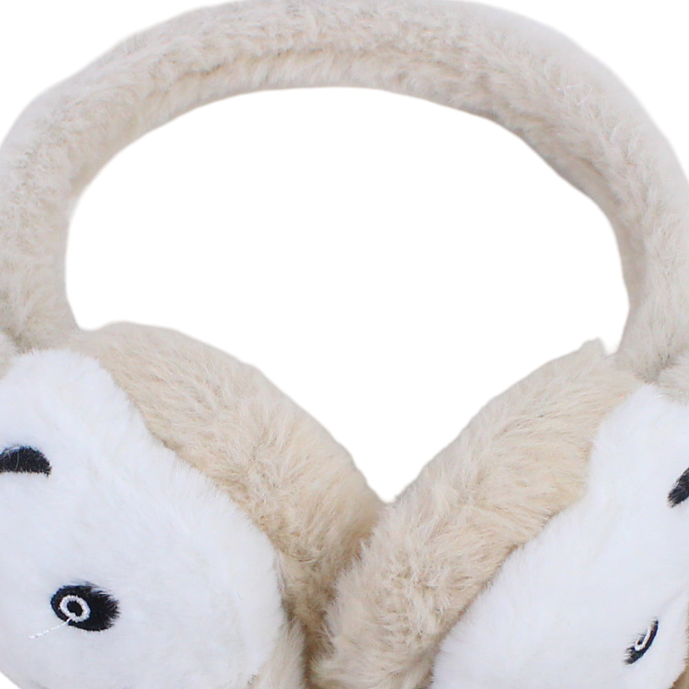 Girls Winter Earmuffs – Beige