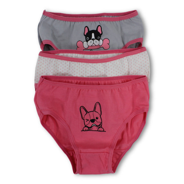 Girls Cotton Printed Panties – Pack Of 3