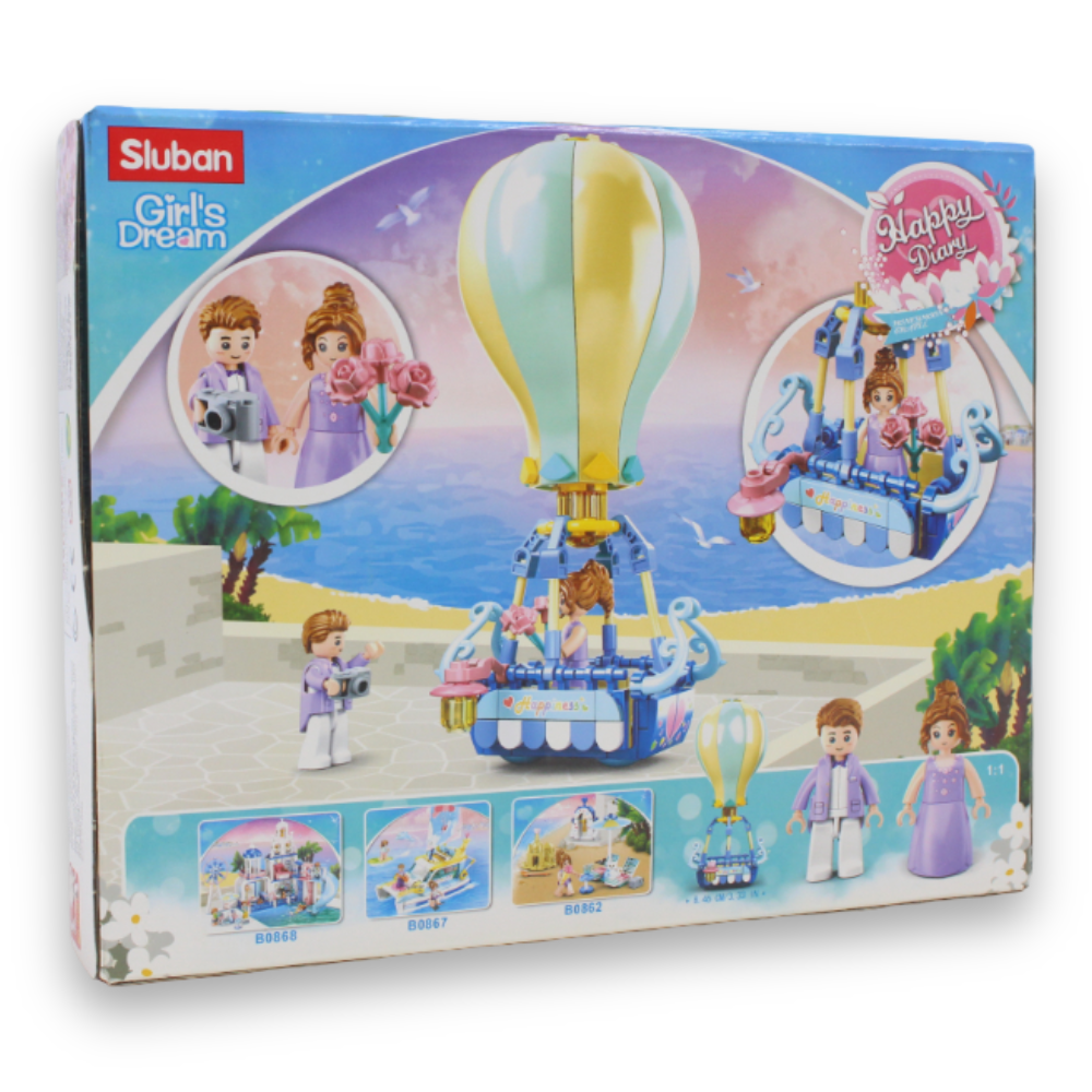 Girls Dream Hot Air Balloon Building Set
