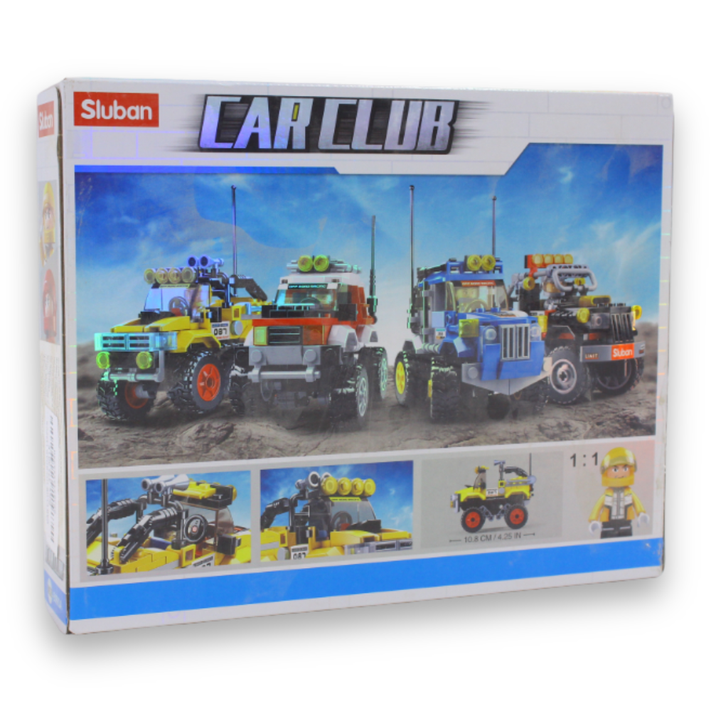 Car Club Off-Road Vehicle Building Set – 149 Pieces