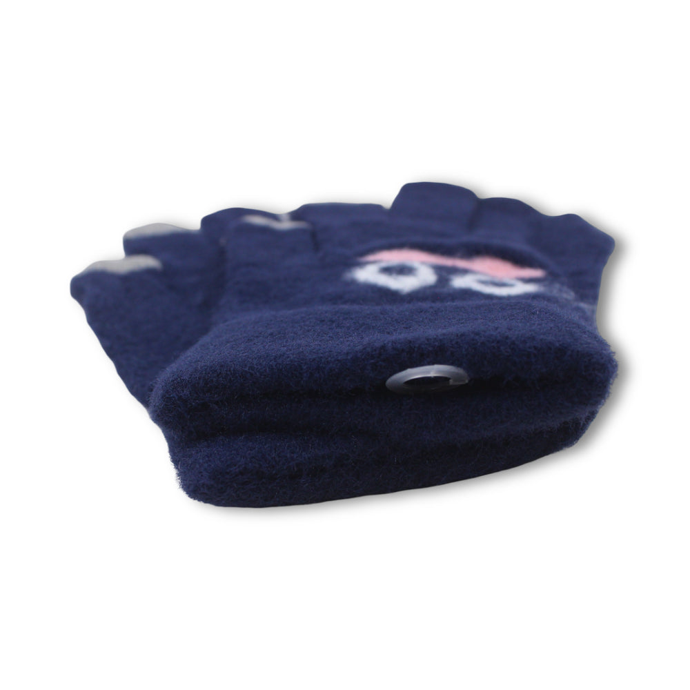 Girls Winter Gloves – Navy