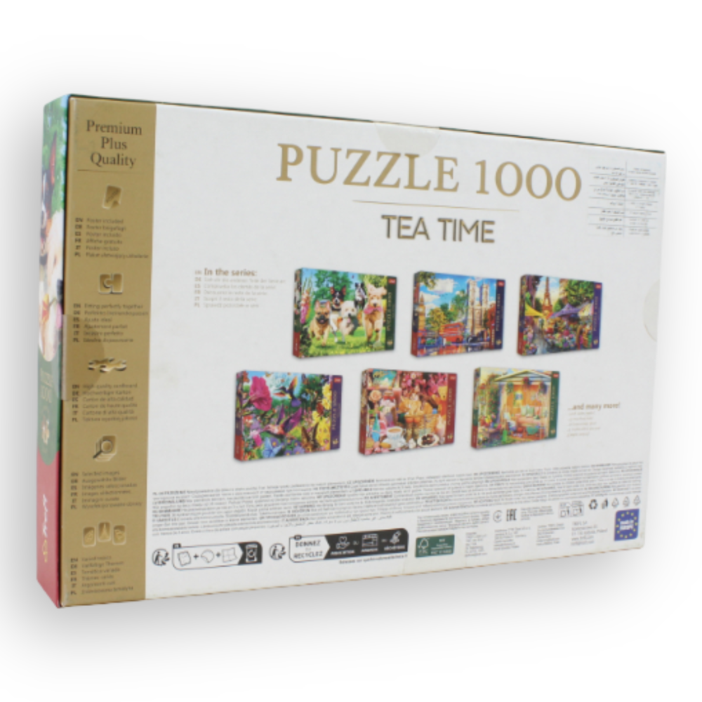 Trefl 1000-Piece Jigsaw Puzzle – Tea Time: Trouble Ahead