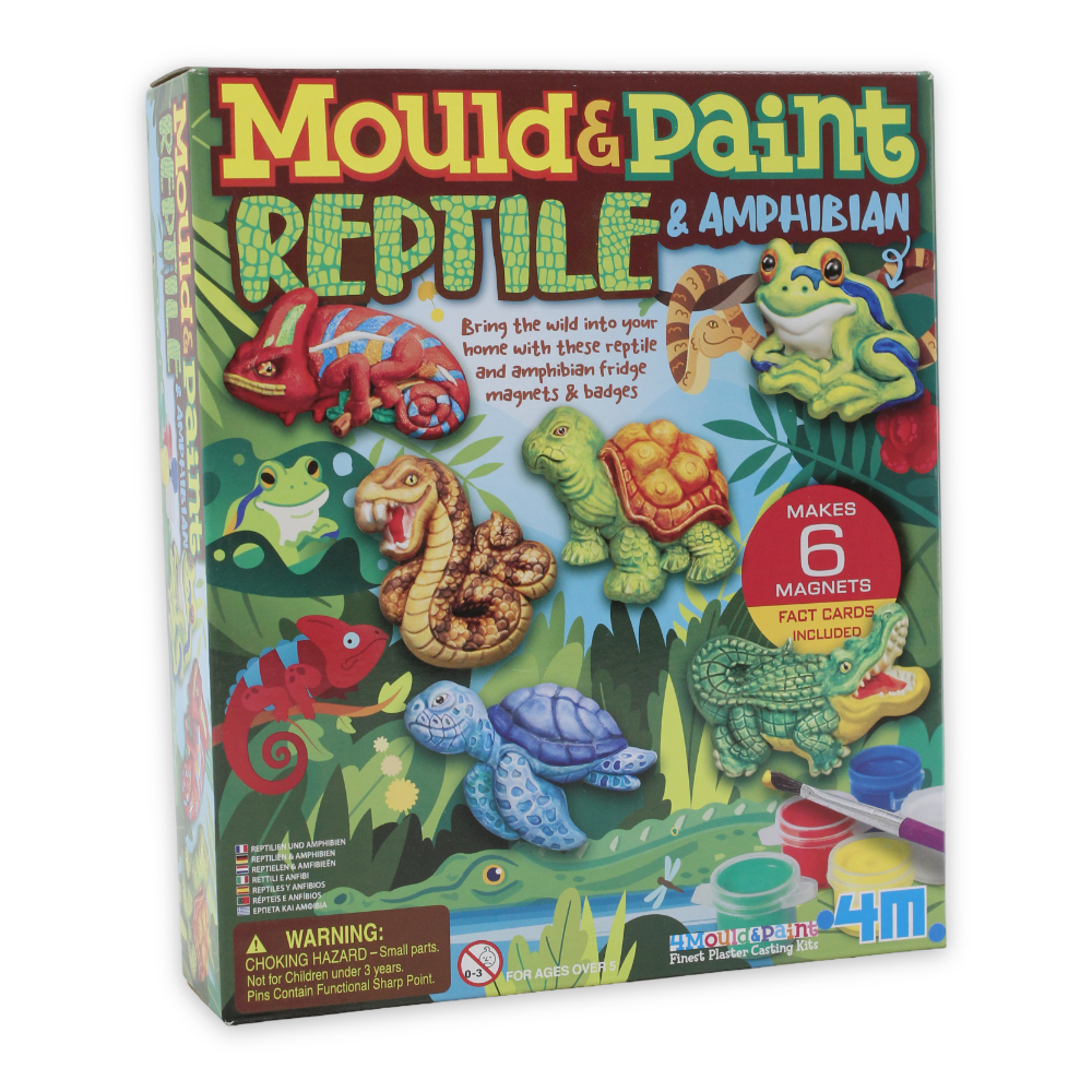 4M Amphibians Plaster Painting Kit