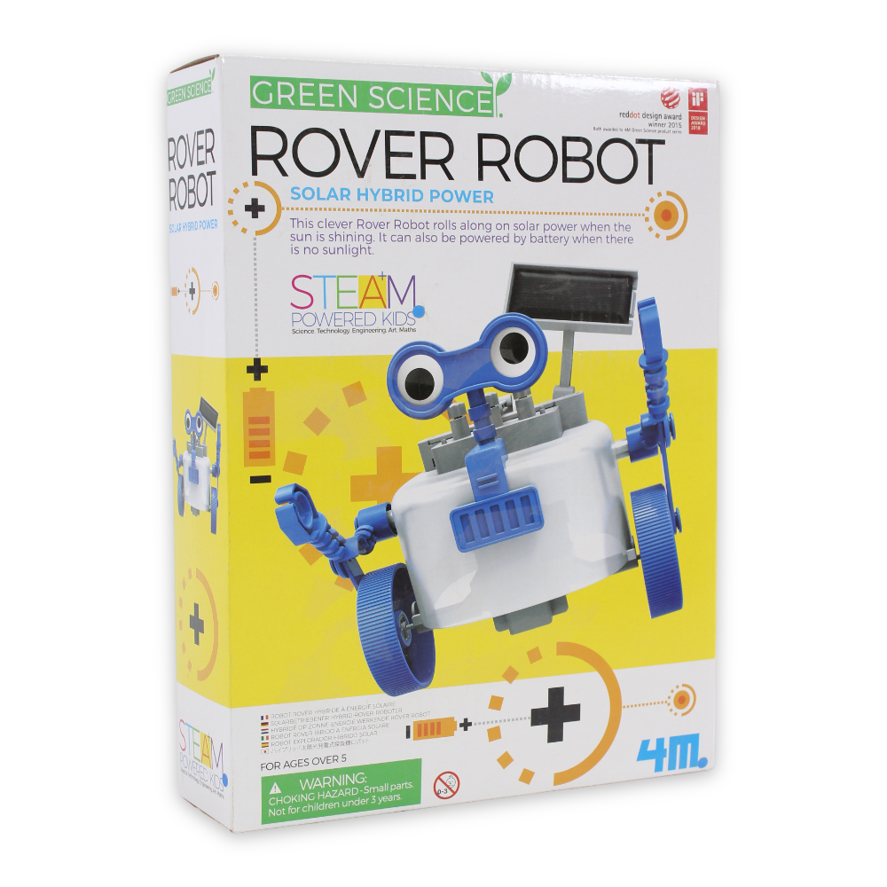 4M Build Your Own Rover Robot Kit