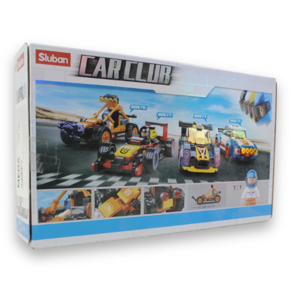 Car Club Cracking Sands Vehicle Building Set – 113 Pieces