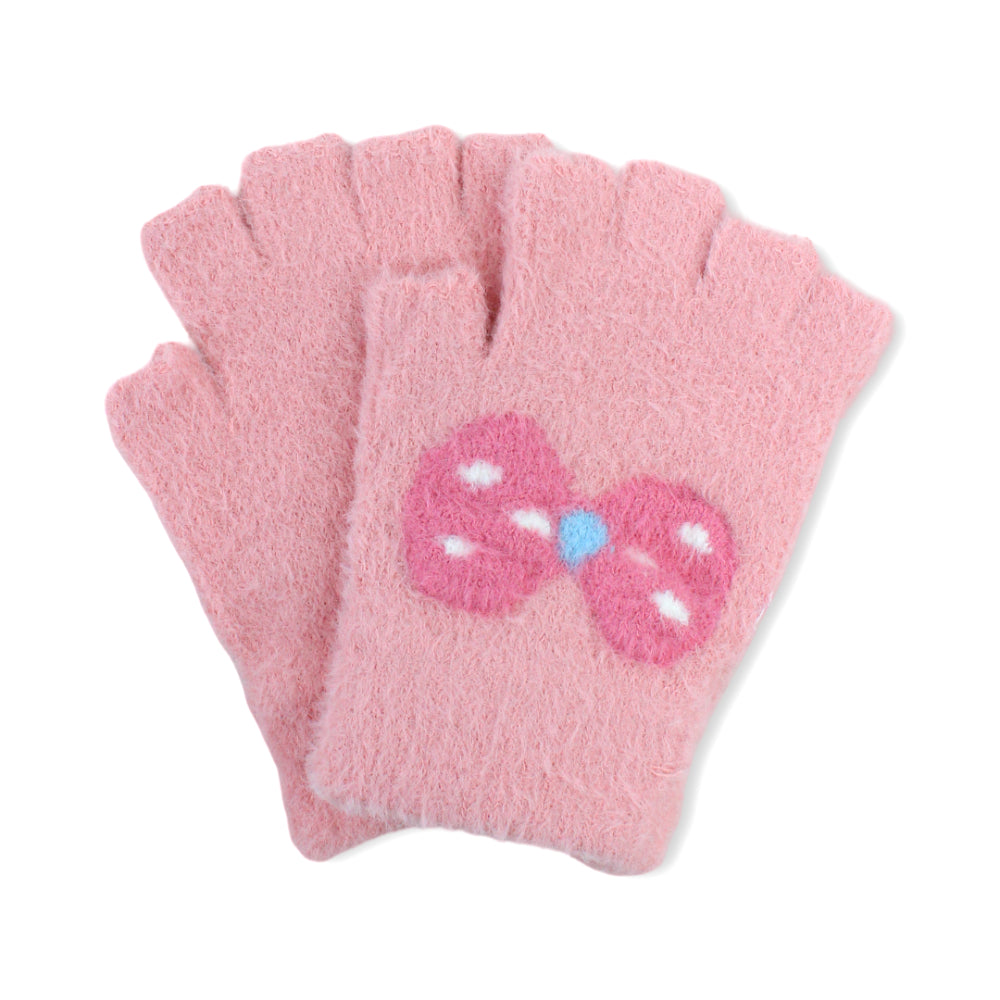 Girls Winter Gloves – Salmon