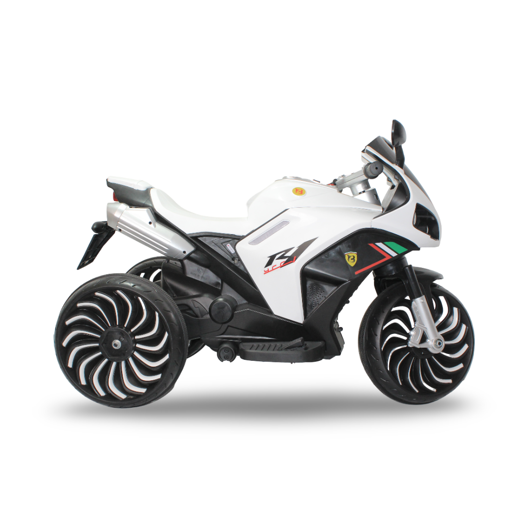 Kids Motorcycle Ride-on – White