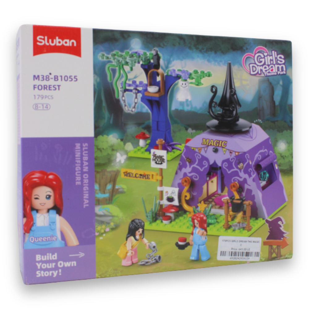 Girls Dream The Magic Camping Tent Building Set – 179 Pieces