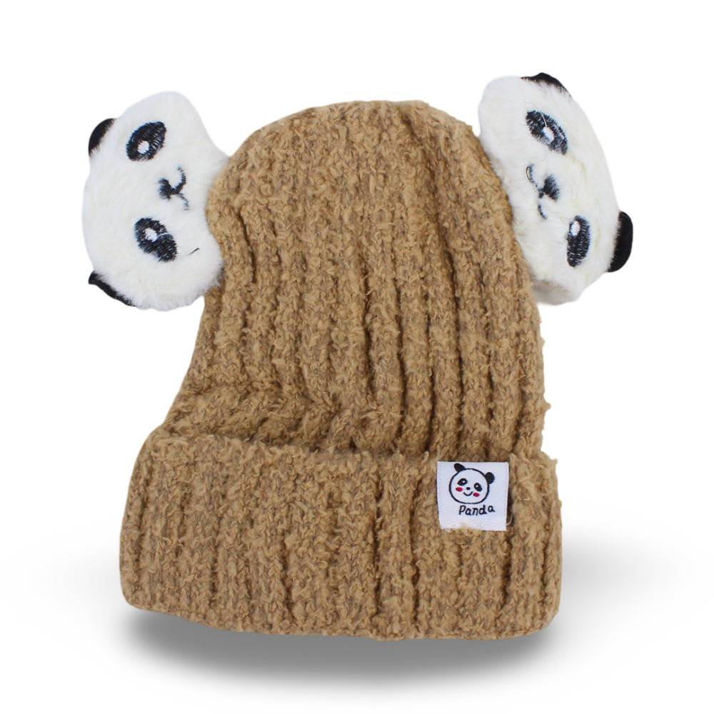 Girls Winter Ice Cap – Camel