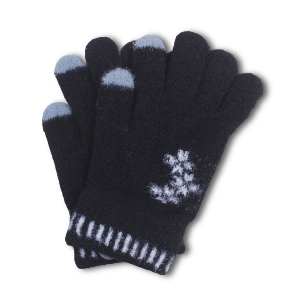 Girls Winter Gloves – Black